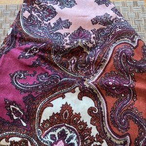Pink Paisley Print Pashmina